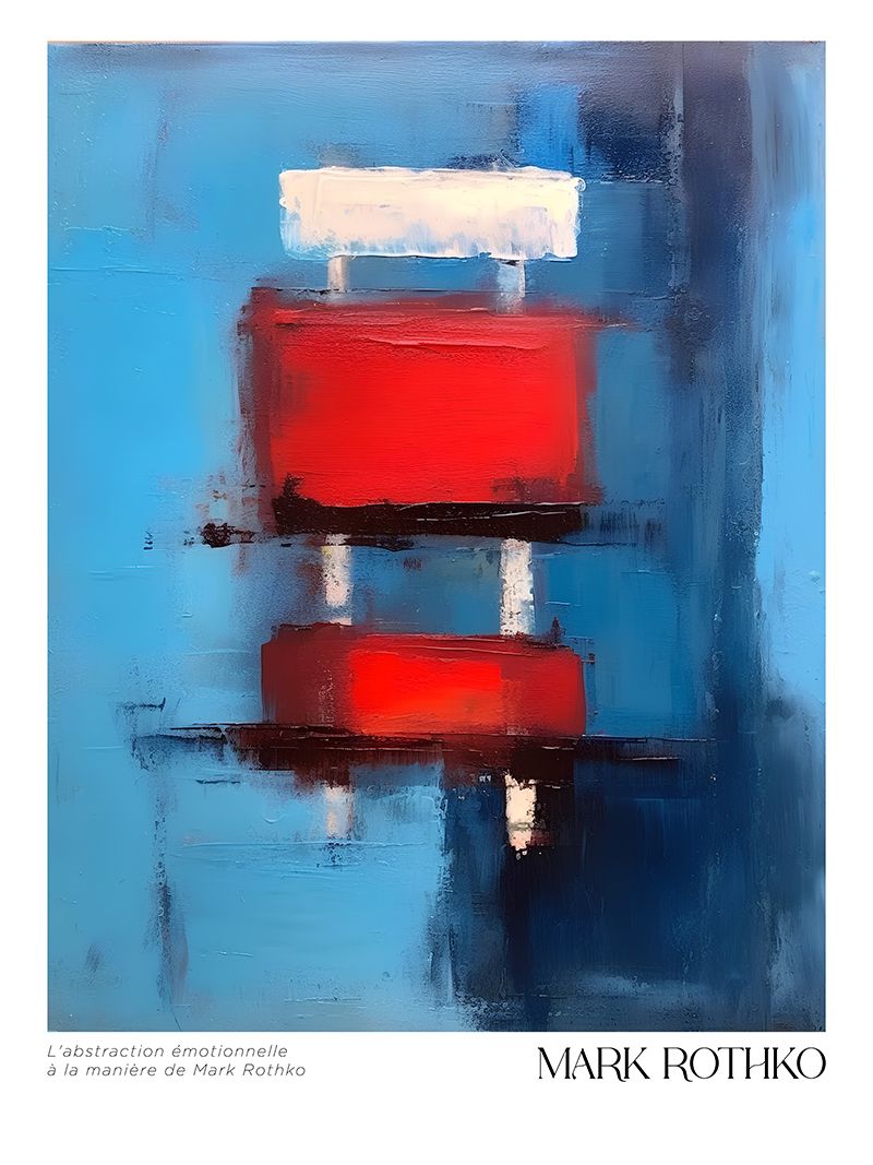 Affiche - Abstraction Émotionnelle par Mark Rothko