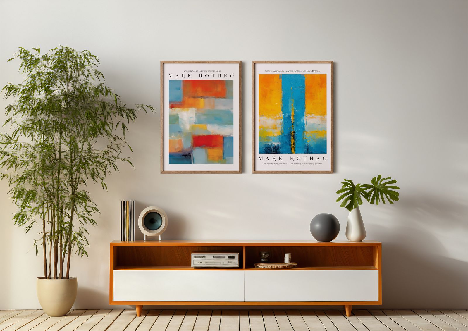 Affiche - Mark Rothko Abstraction / Set de 2