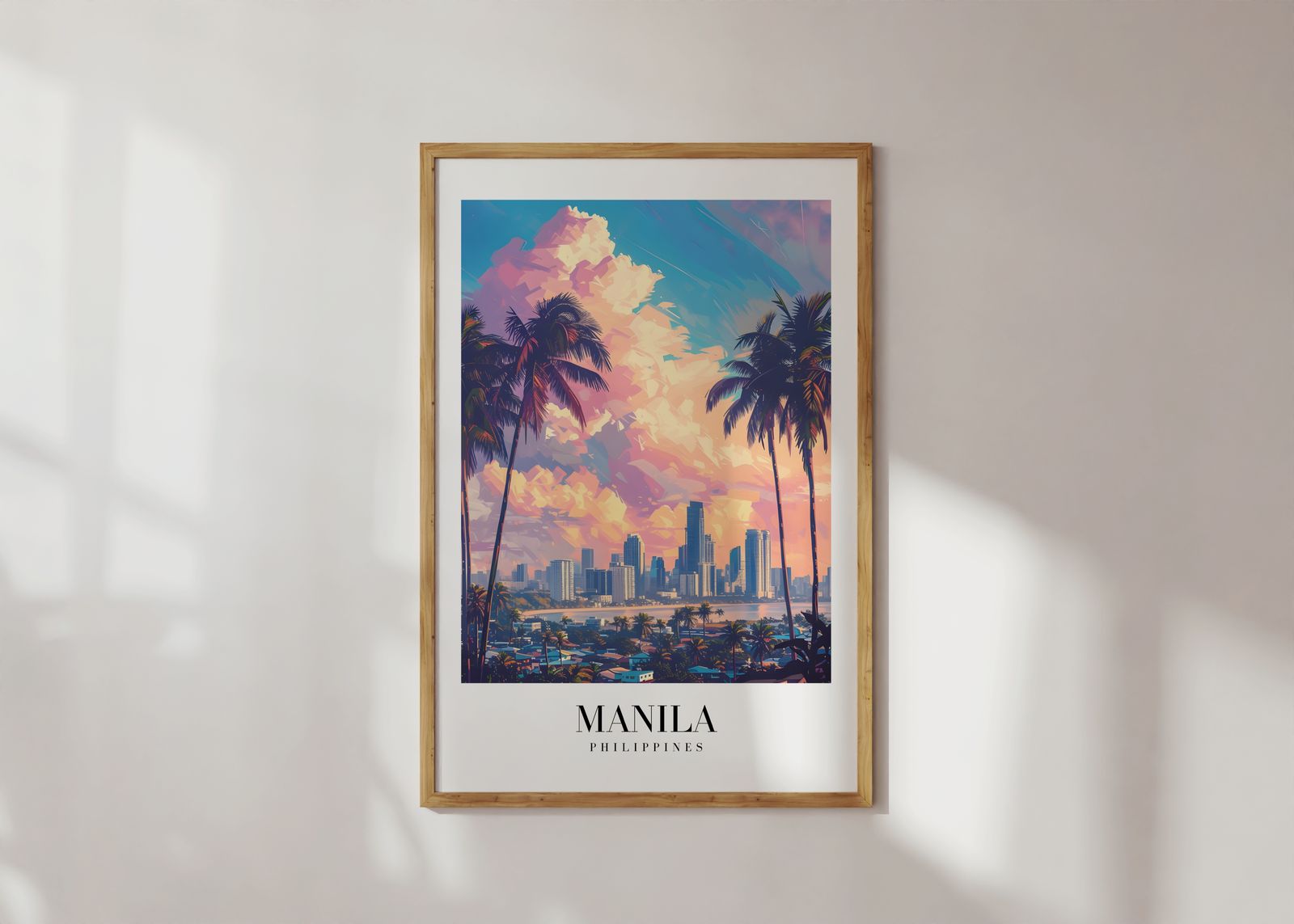 Affiche - Paysage urbain de Manille