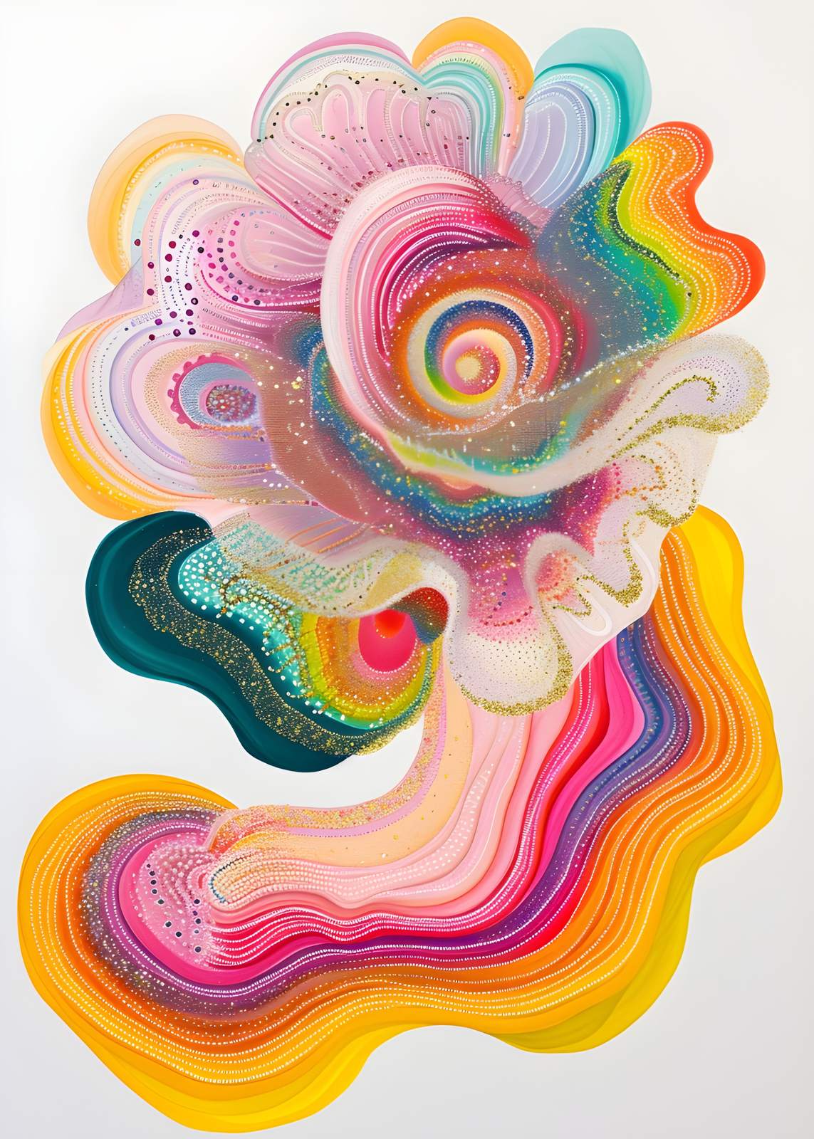 Affiche - Vibration Abstraite