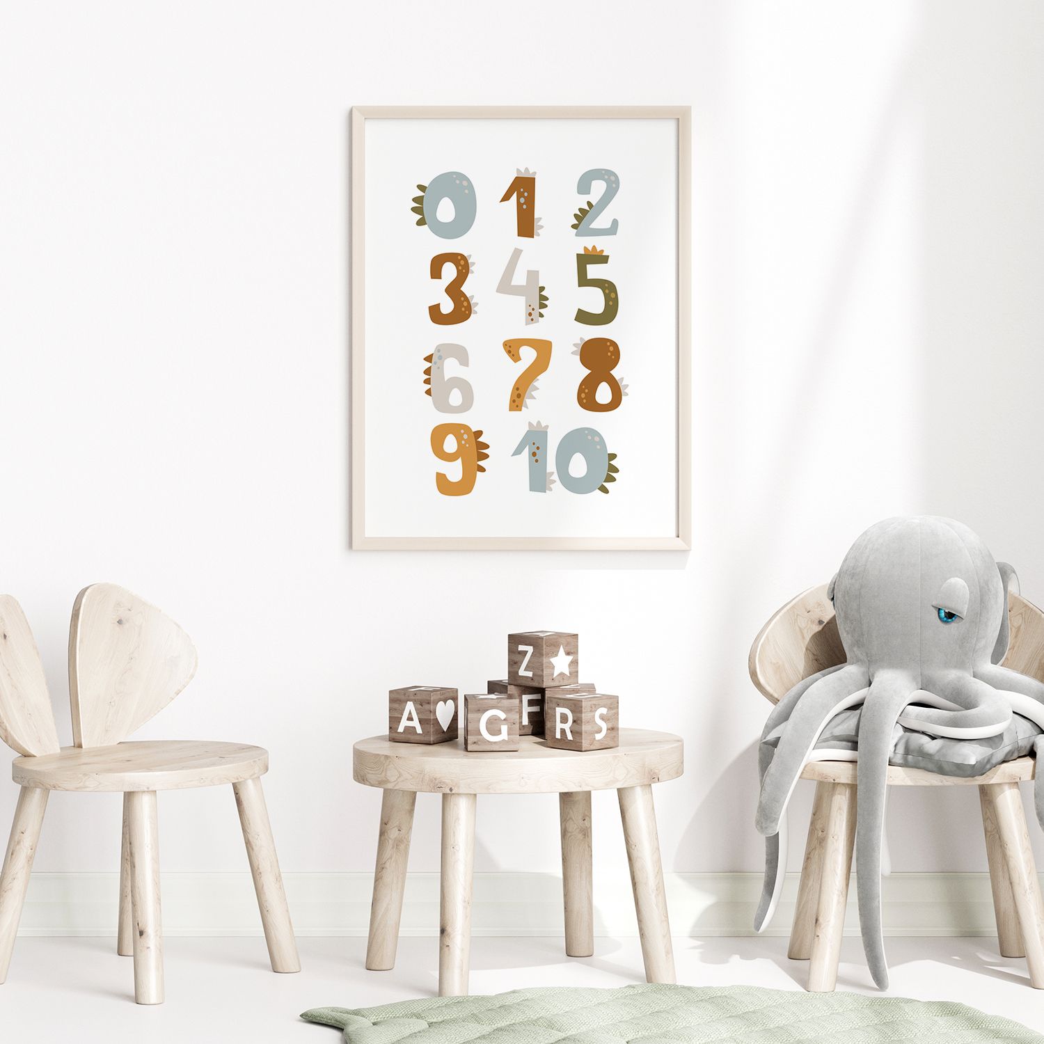 Affiche - Nombres Mignons