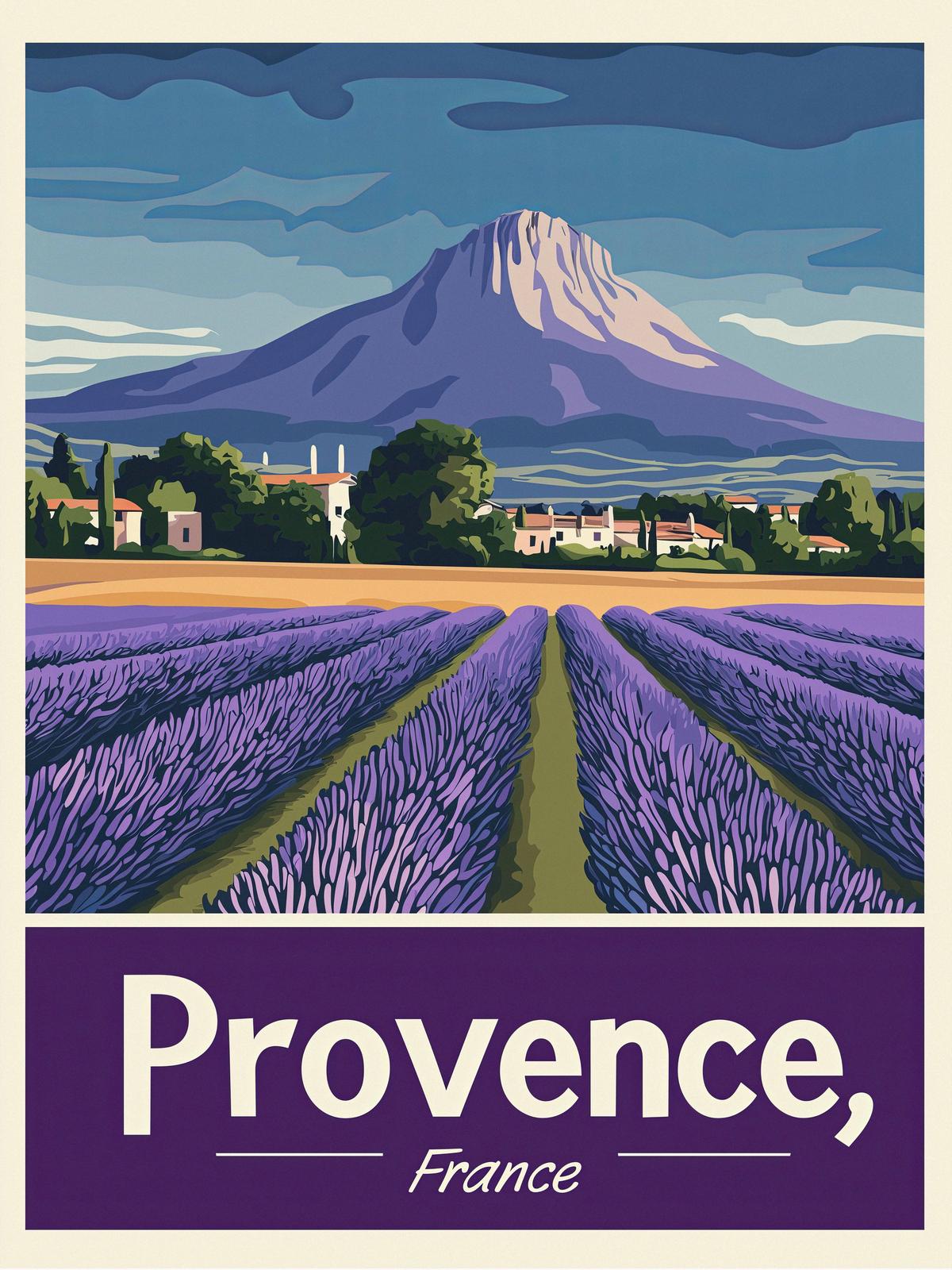 Affiche - Provence, France