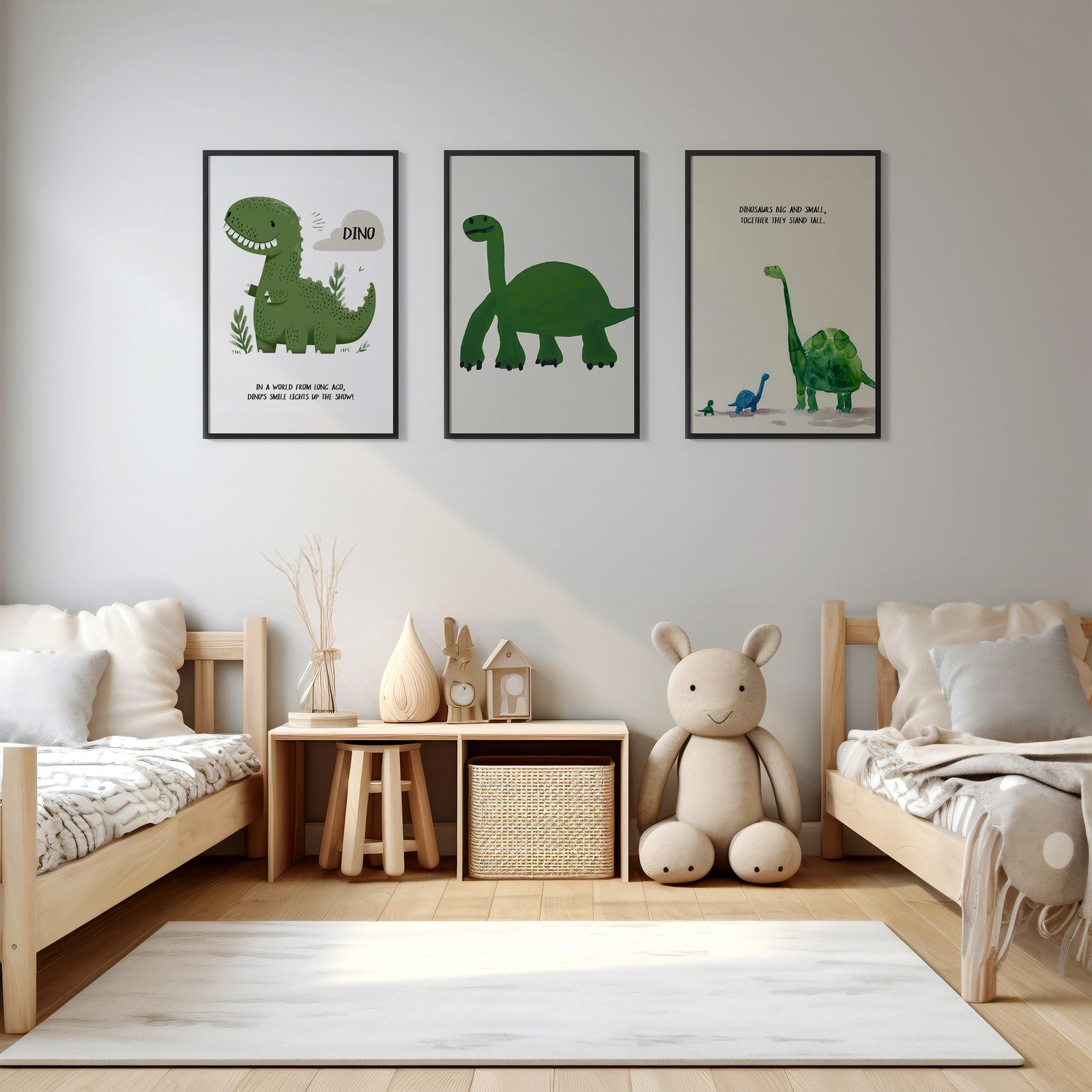 Poster - Dino Dinosaur Set / Ensemble de 3