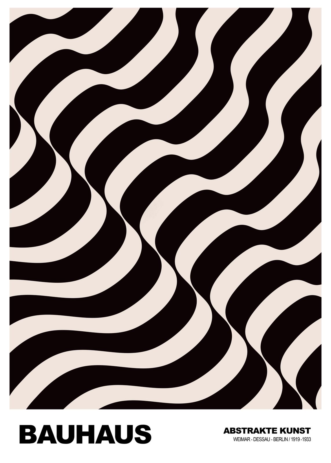 Affiche - Art Abstrait Bauhaus