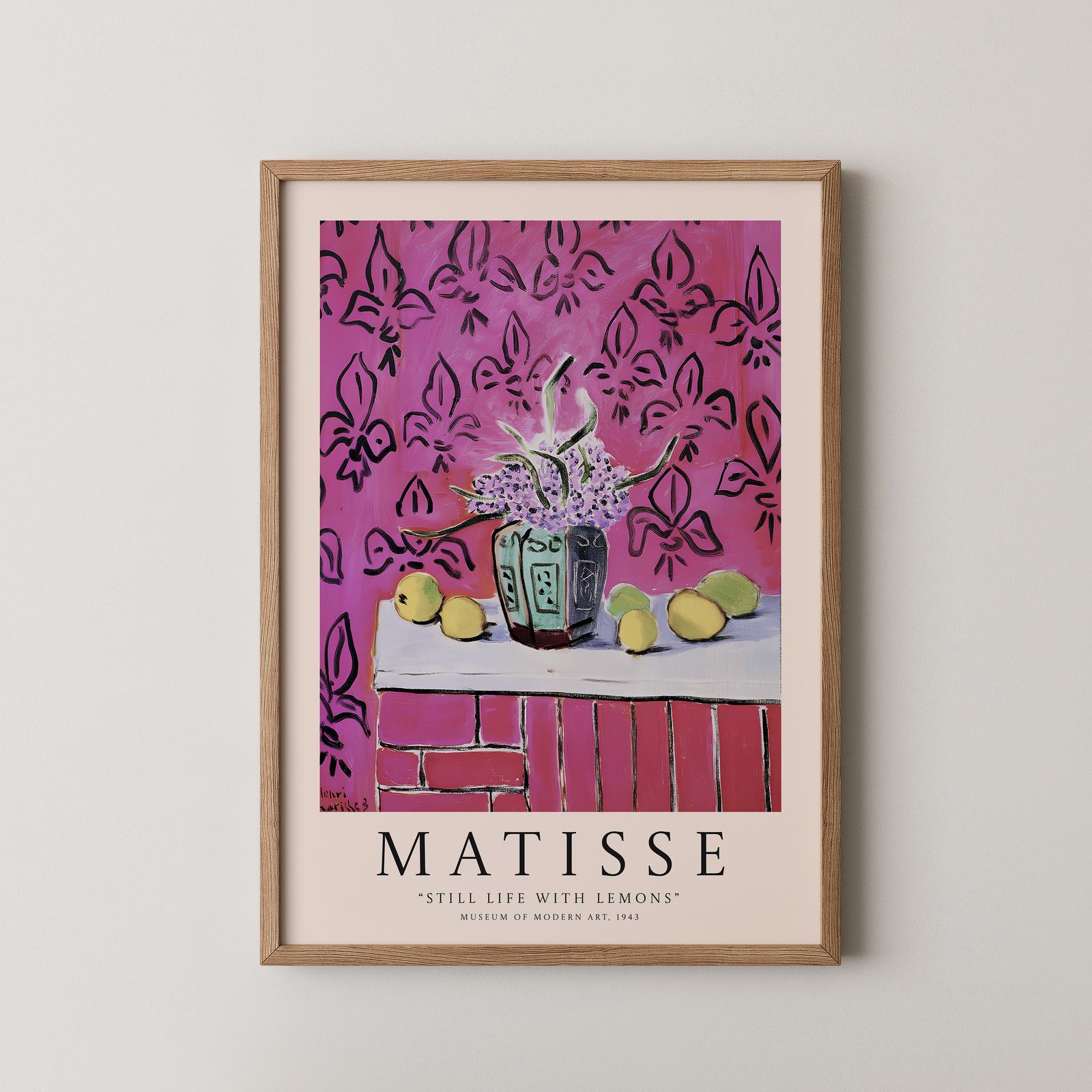Poster - Nature morte avec citrons