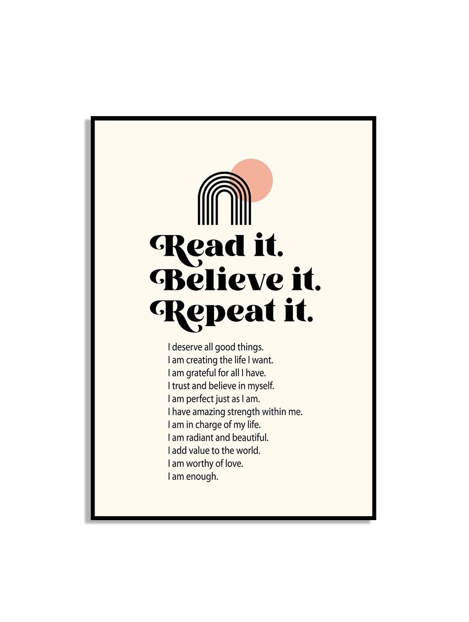 Affiche de Citation Inspirante