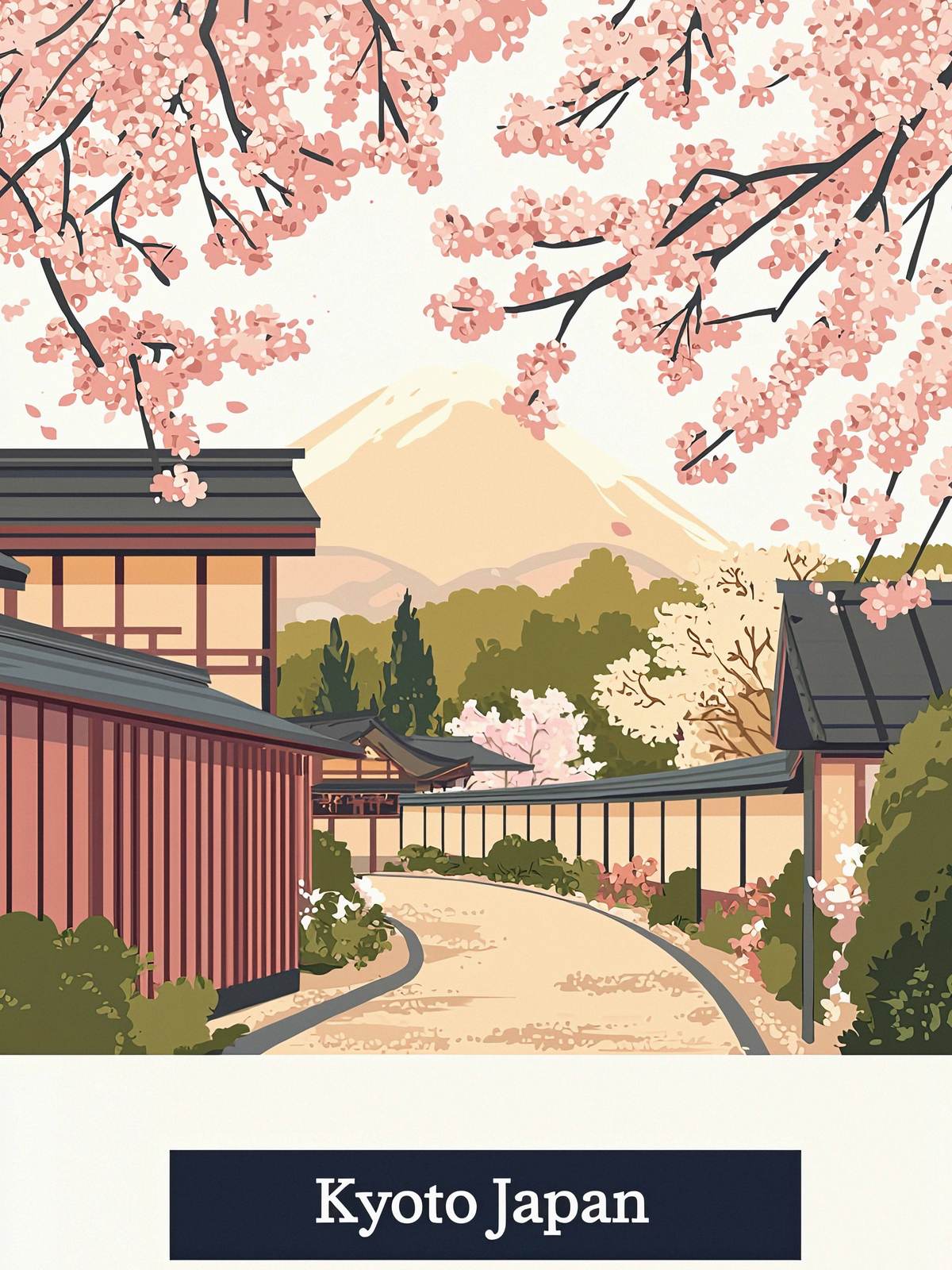 Affiche - Kyoto Japon