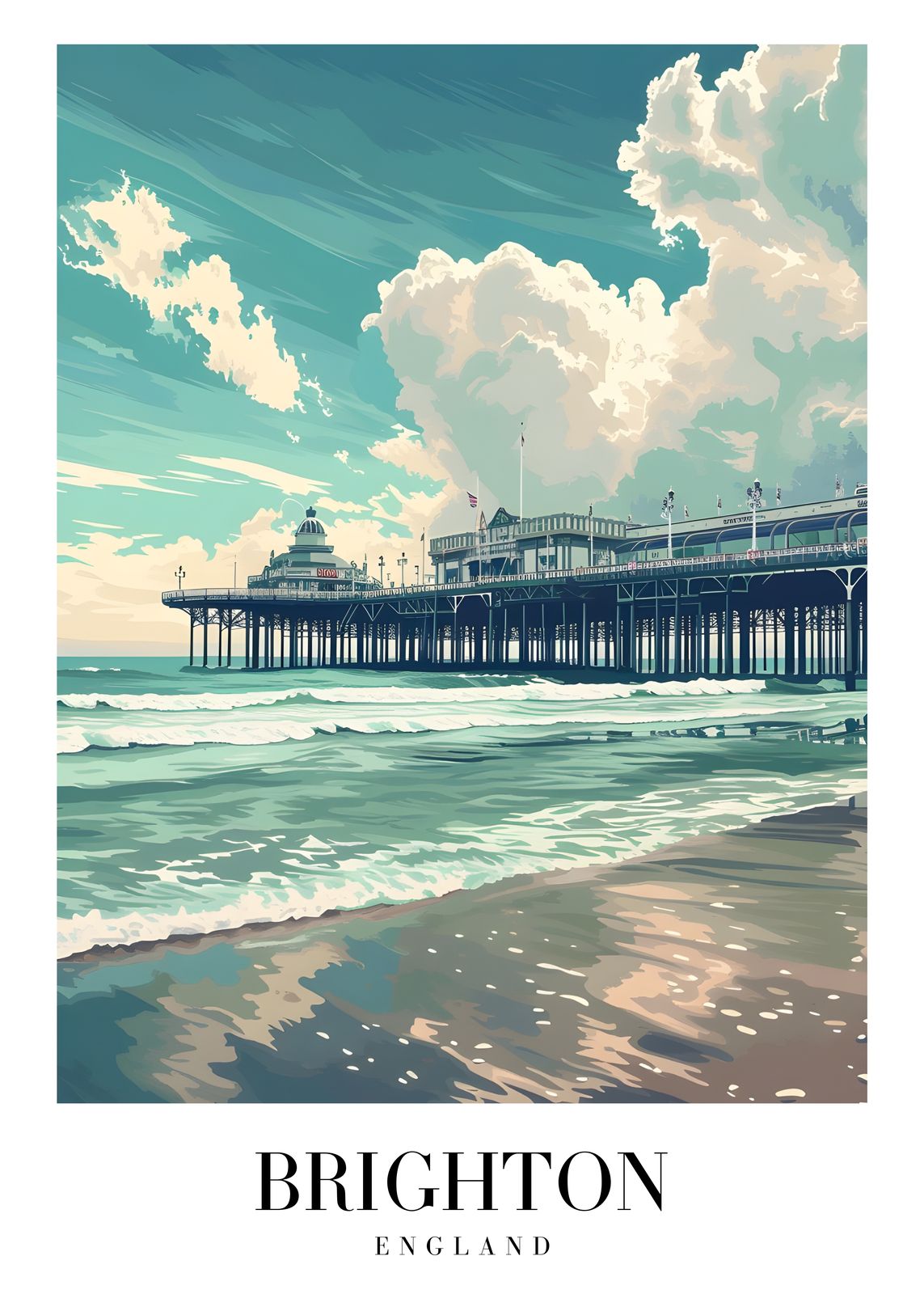 Affiche - Brighton Pier