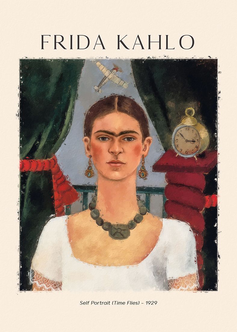 Affiche - Frida Kahlo Autoportrait