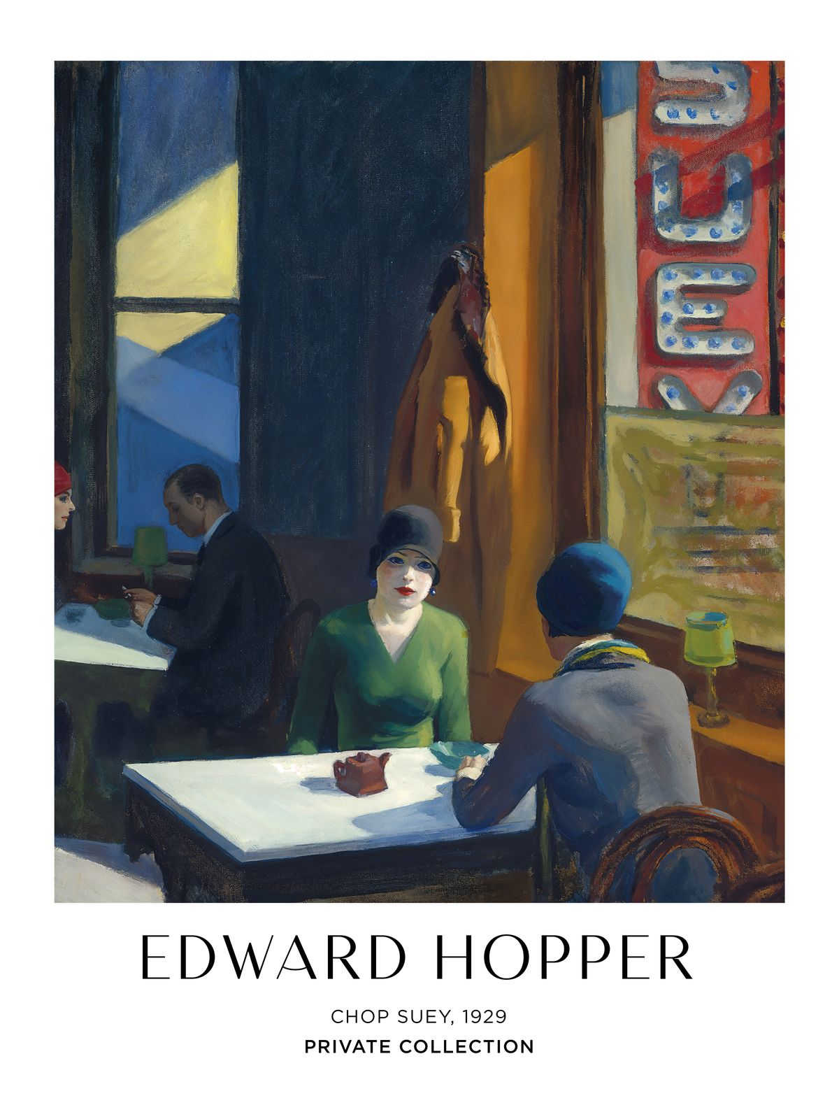 Affiche - Chop Suey par Edward Hopper