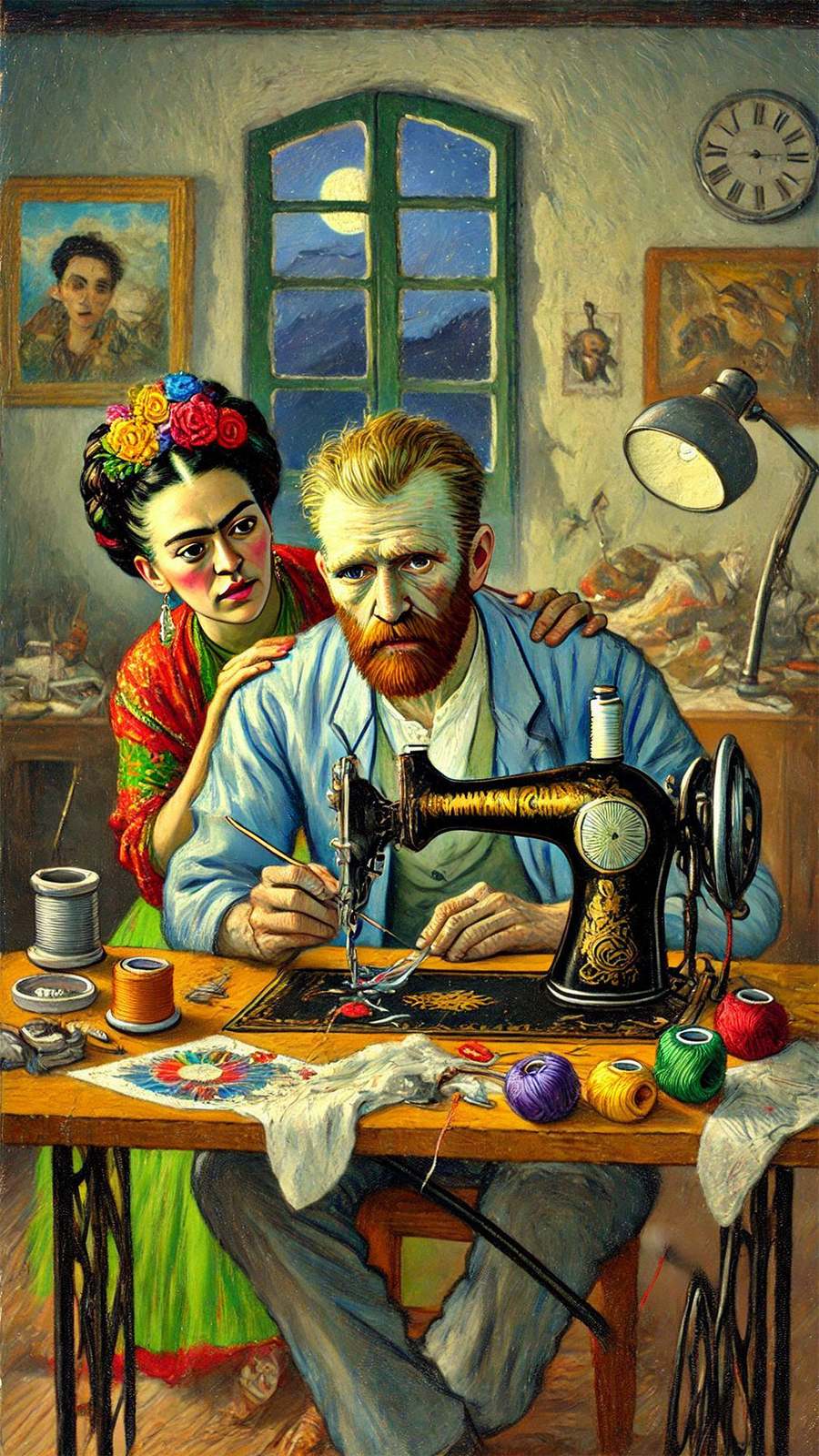 Poster - Van Gogh et Frida Kahlo