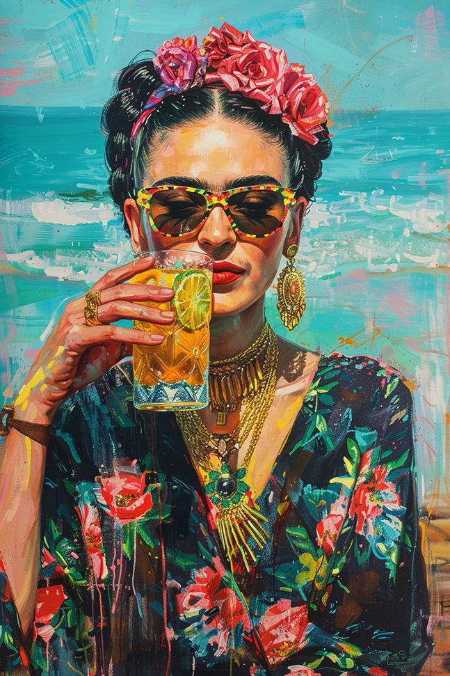 Affiche - Frida Kahlo Vibrante