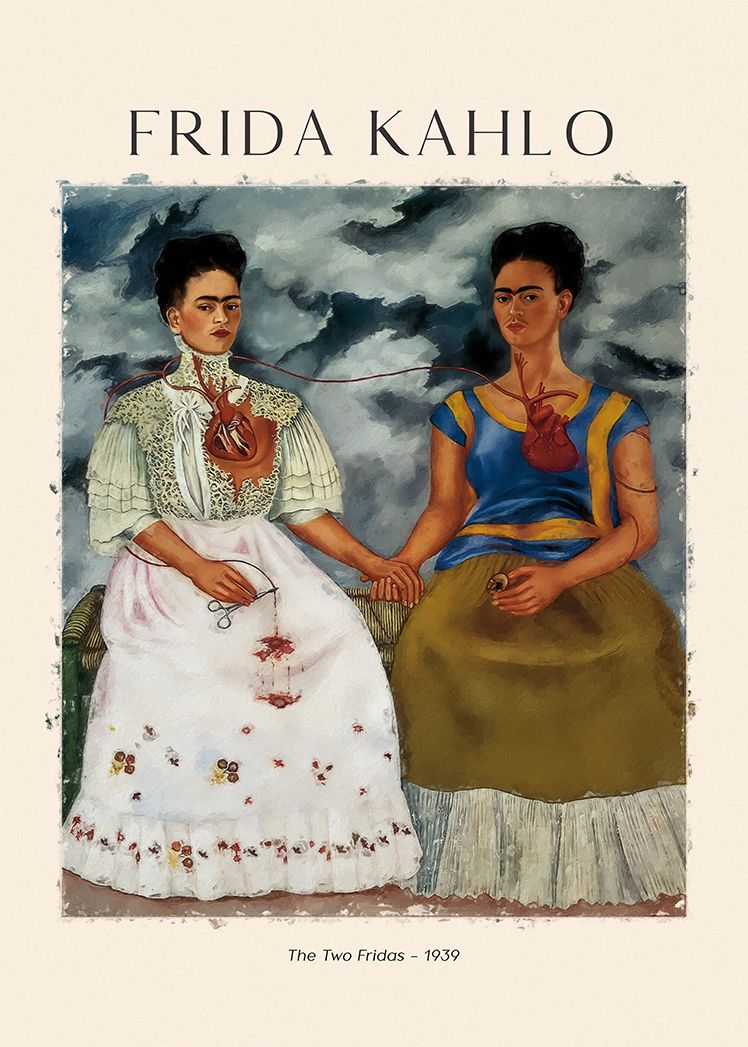 Poster - Les Deux Fridas de Frida Kahlo