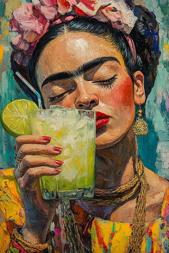 Affiche - Portrait de Frida Kahlo