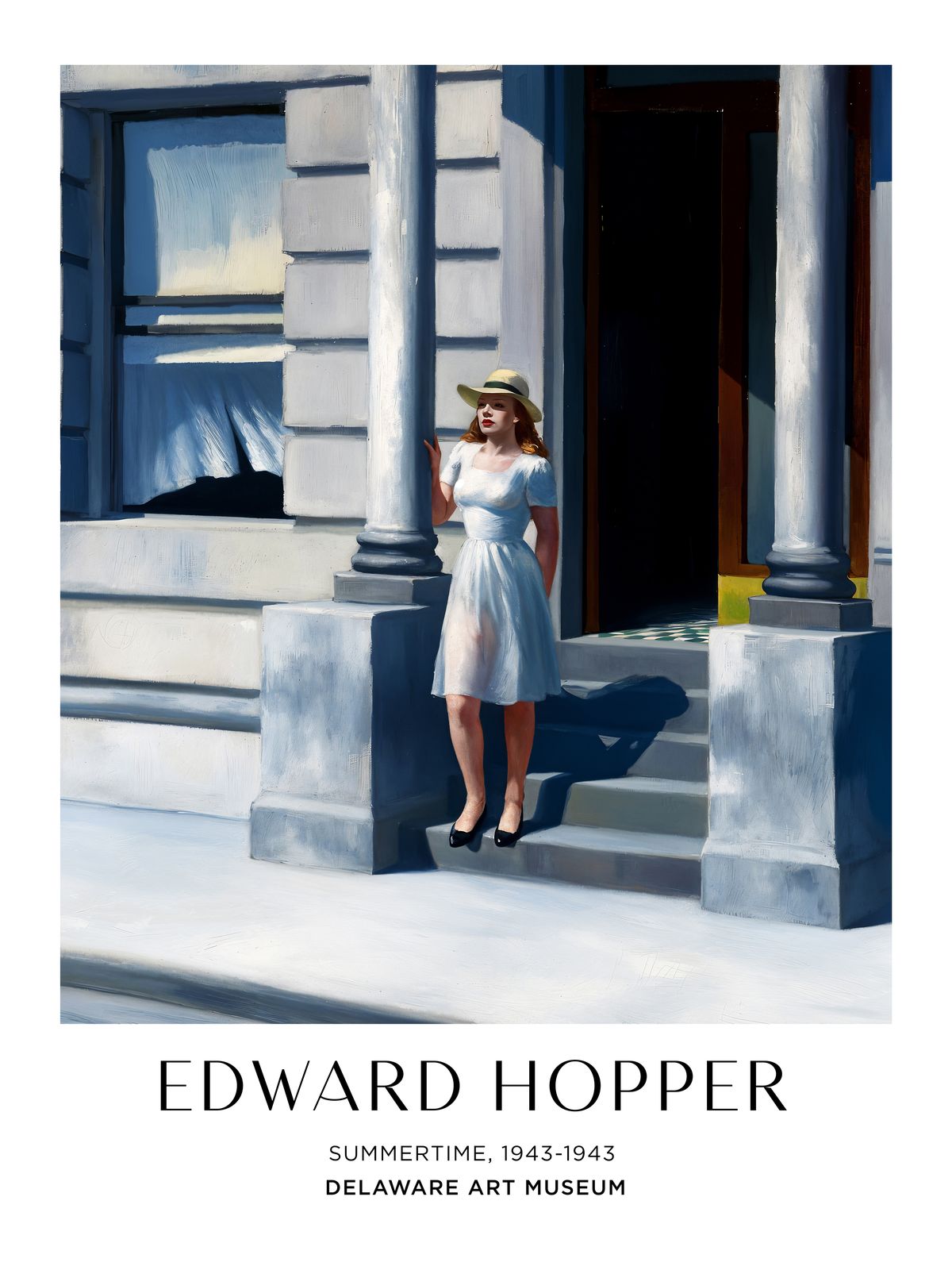 Affiche - Edward Hopper L'été