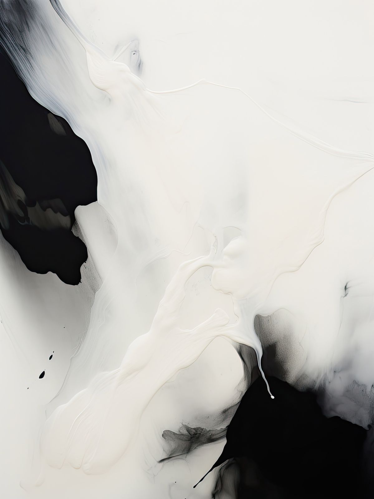 Affiche - Abstrait Noir et Blanc
