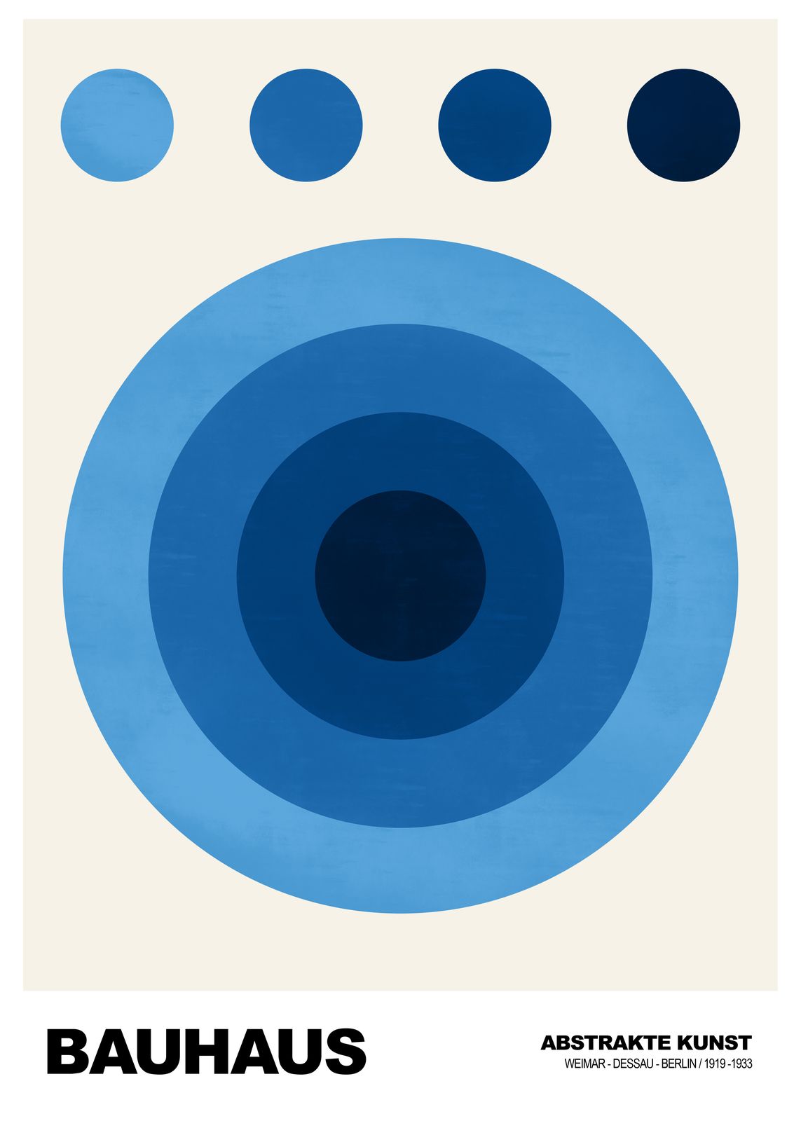 Affiche - Art Abstrait Bauhaus
