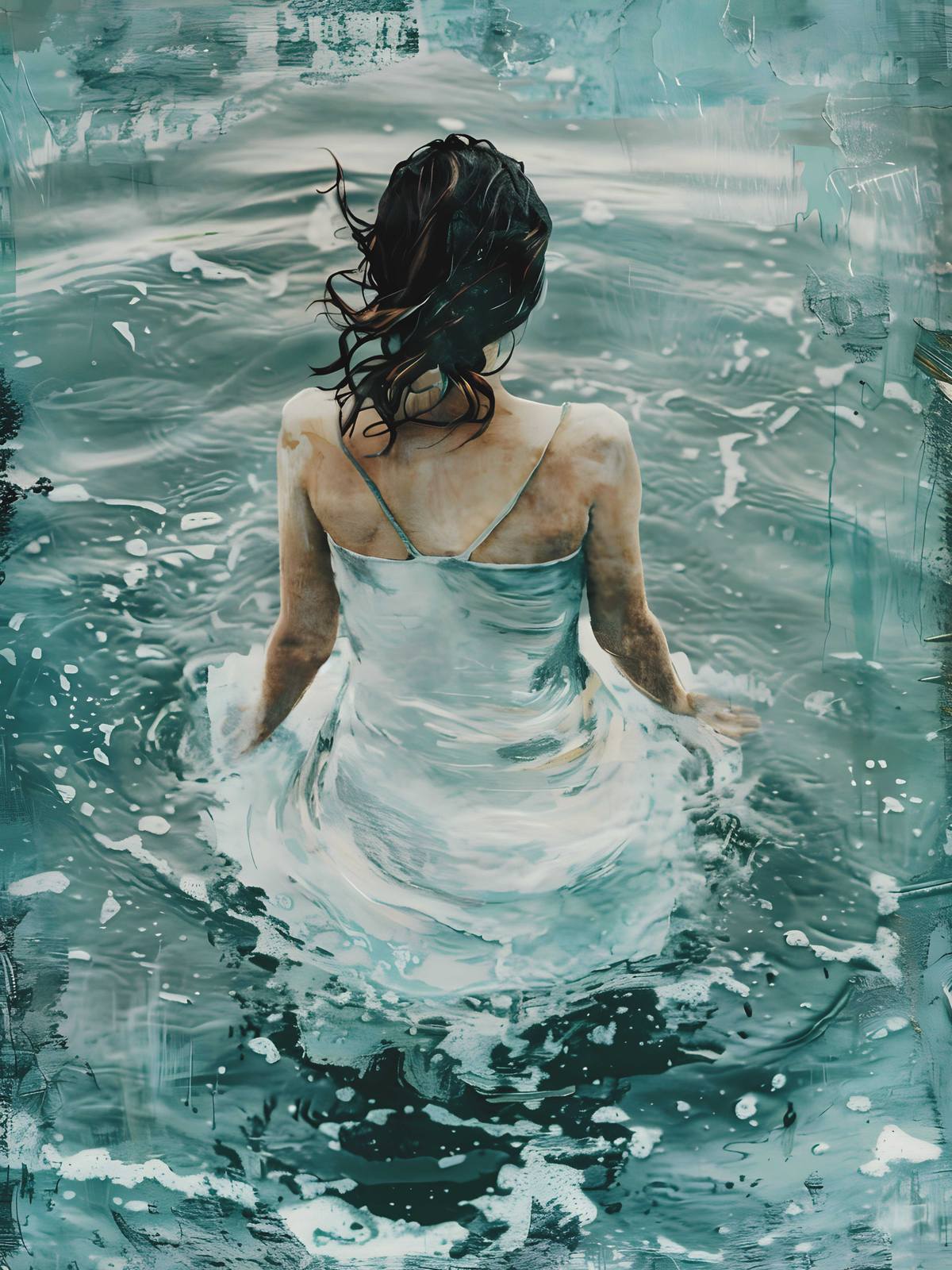 Affiche - Femme dans l'Eau