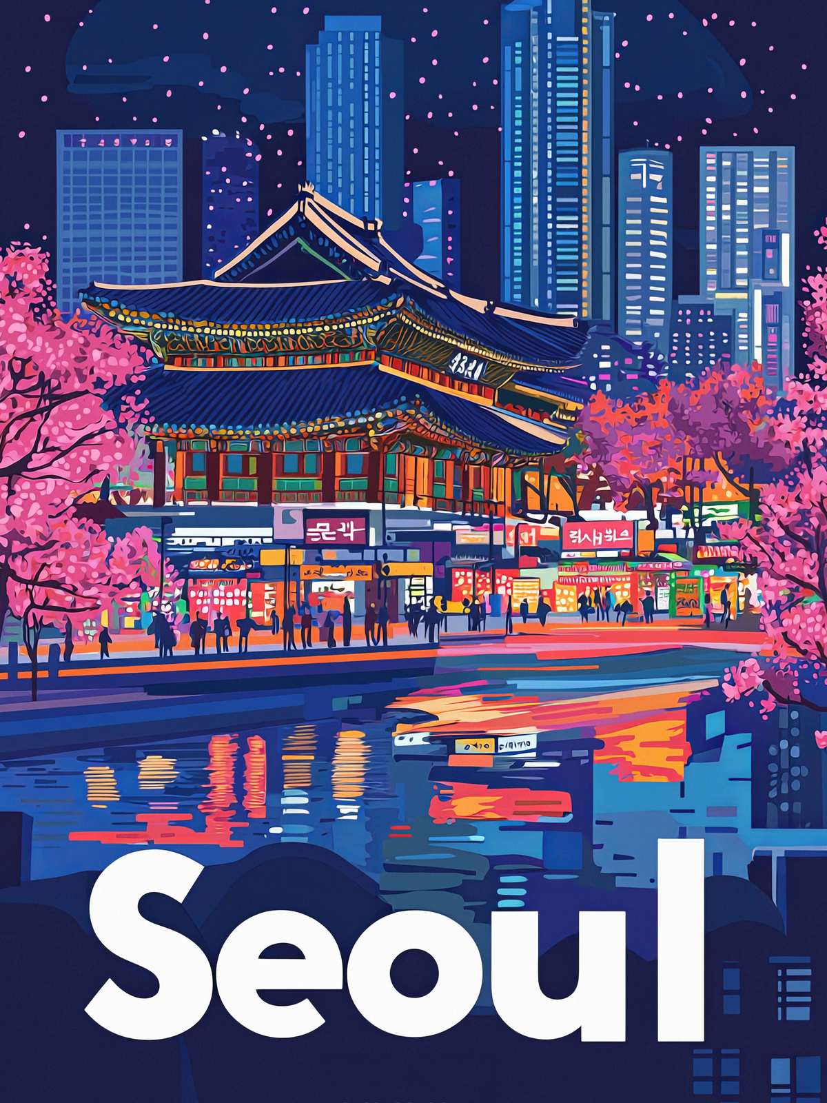 Affiche - Skyline de Séoul