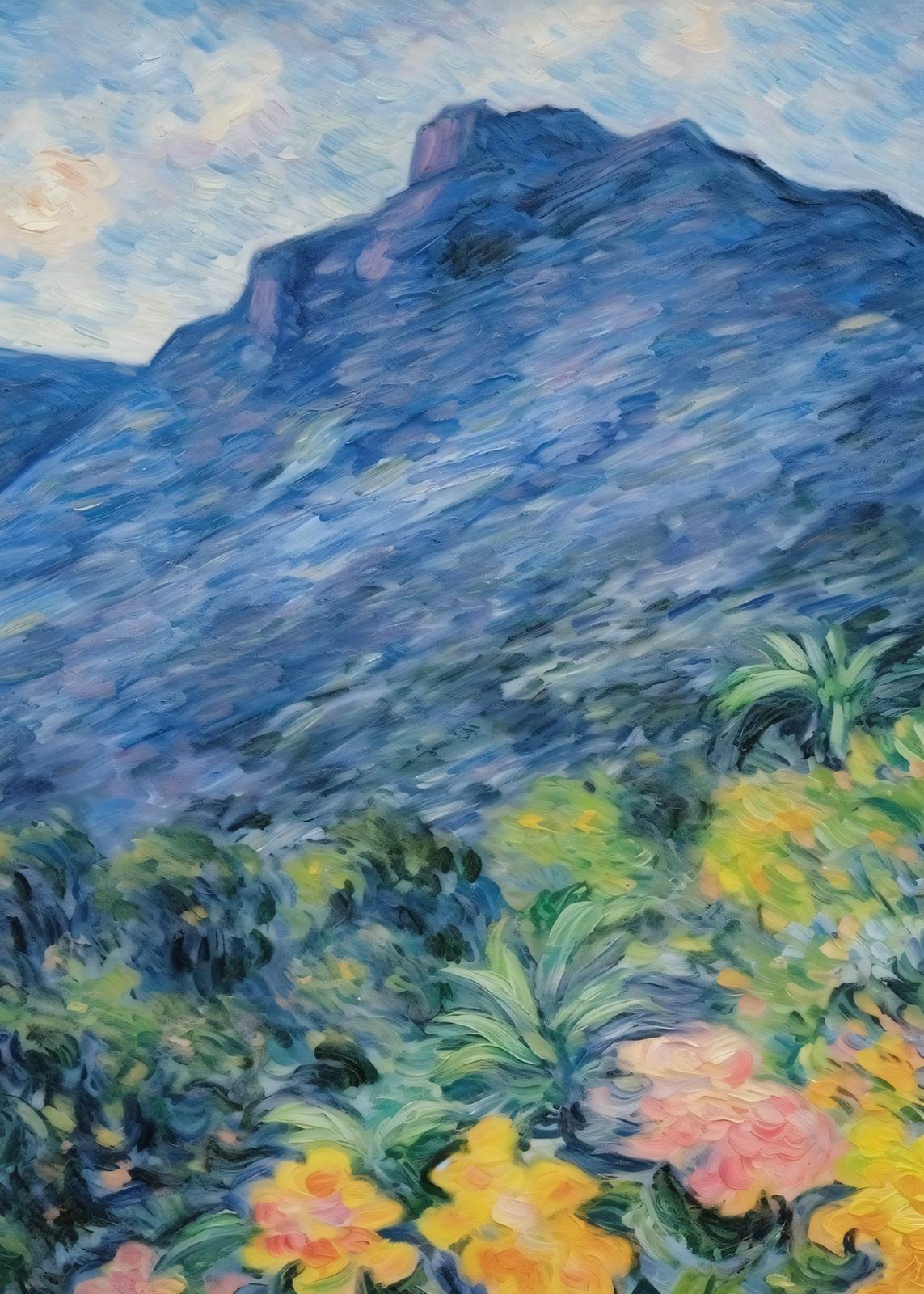 Affiche - Paysage de montagne
