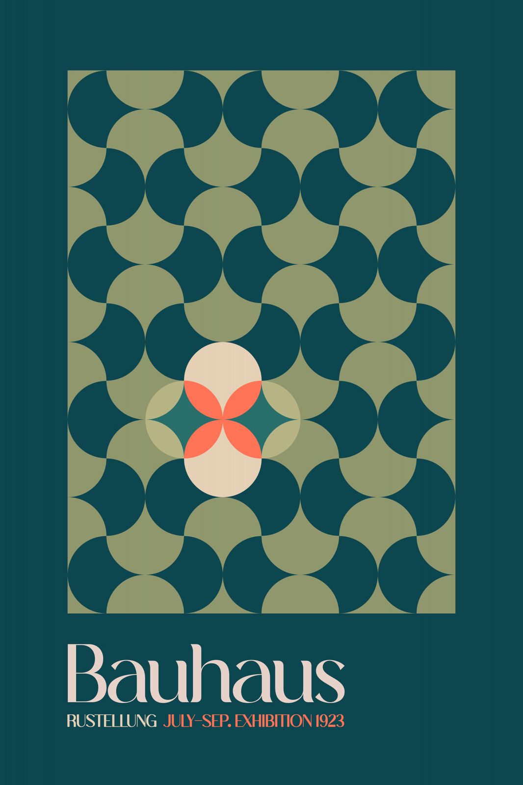 Affiche - Design d'exposition Bauhaus