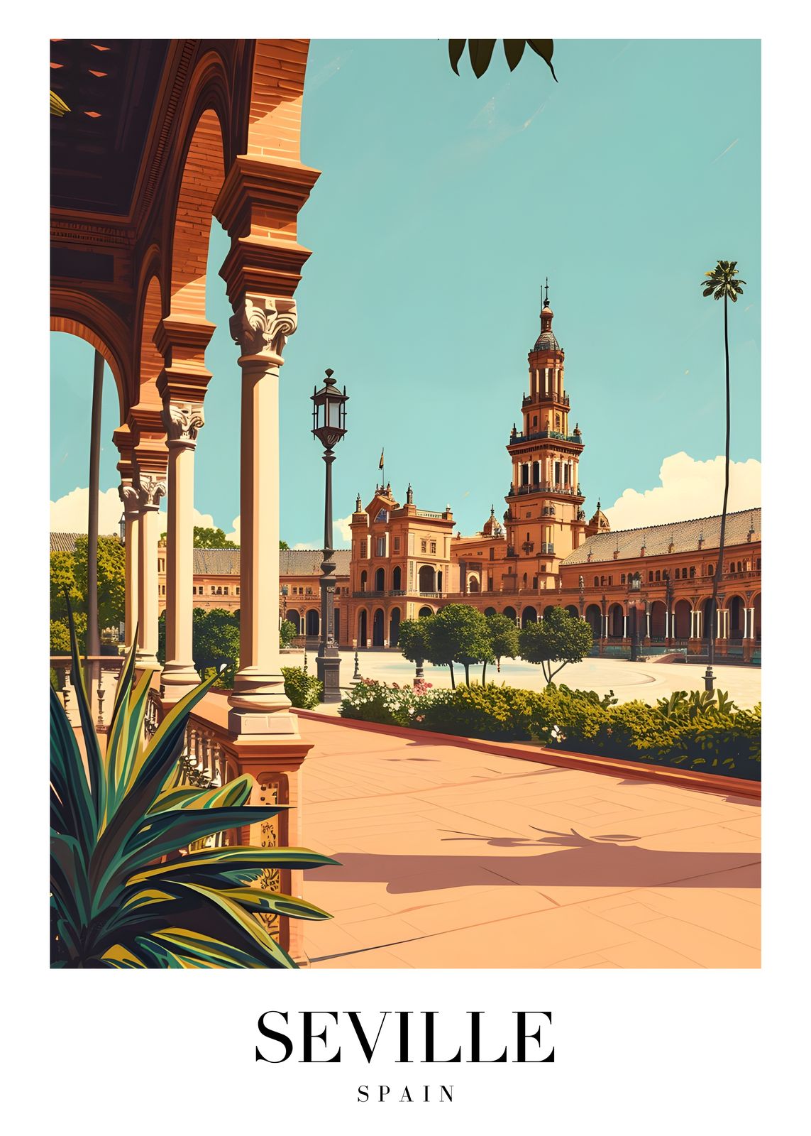 Affiche - Séville Espagne