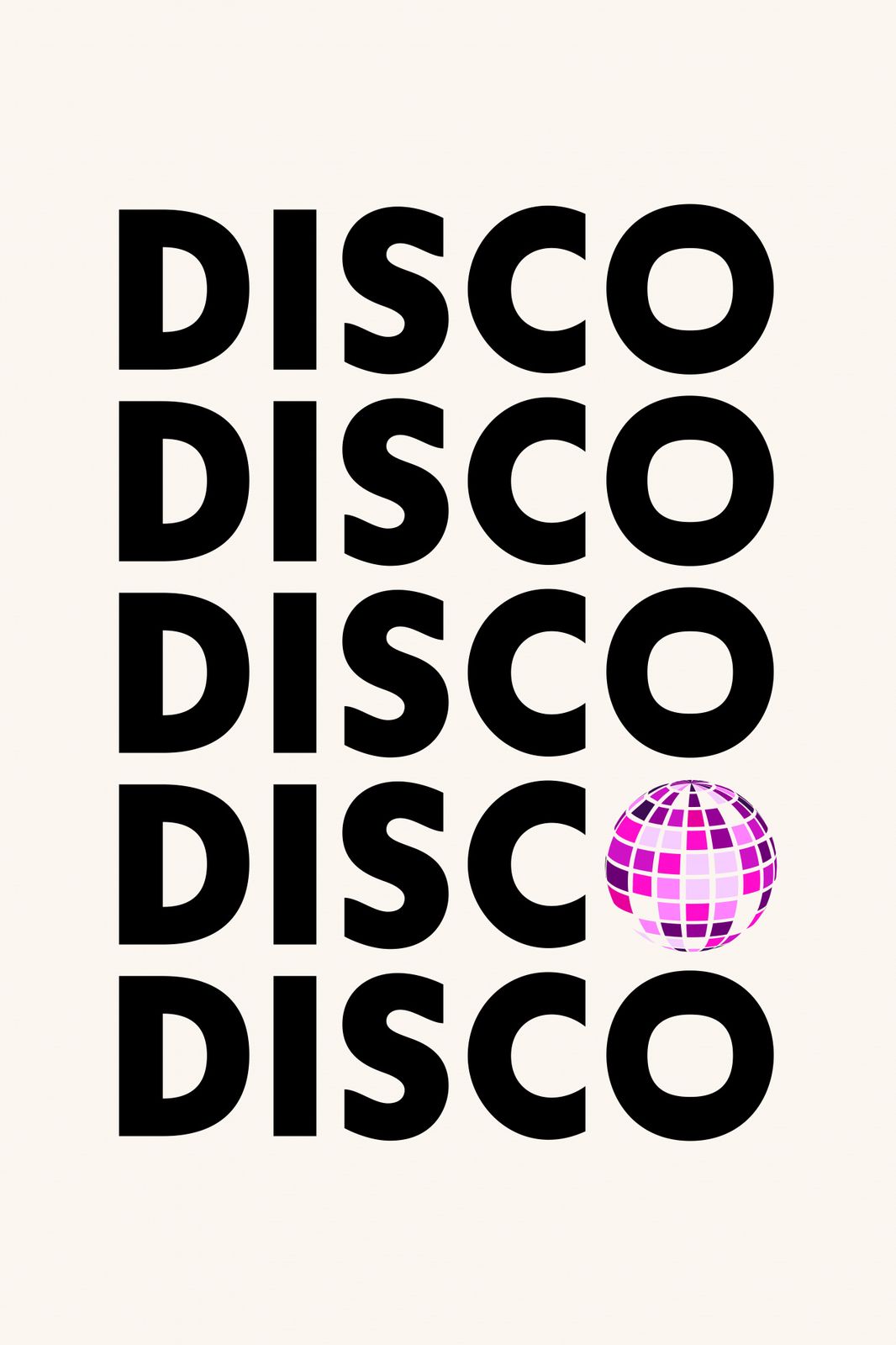 Affiche - Ambiance Disco