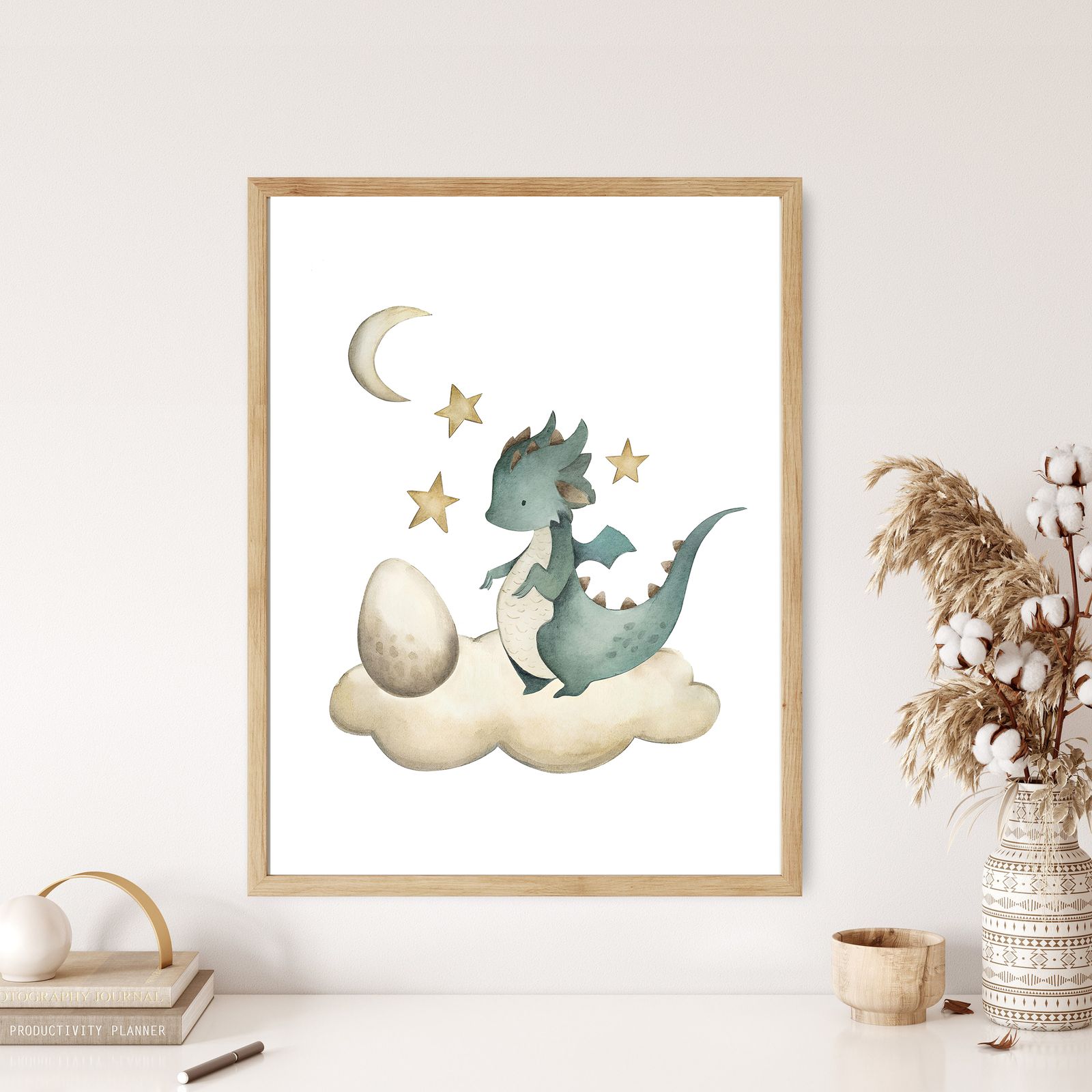 Dragon et Oeuf Poster