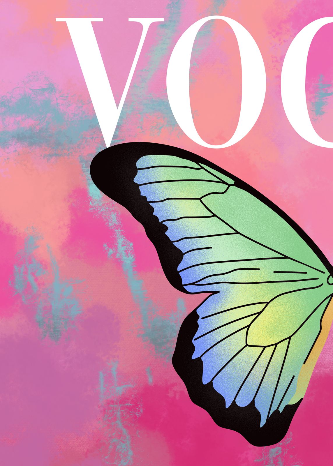 Affiche - Butterfly Vogue
