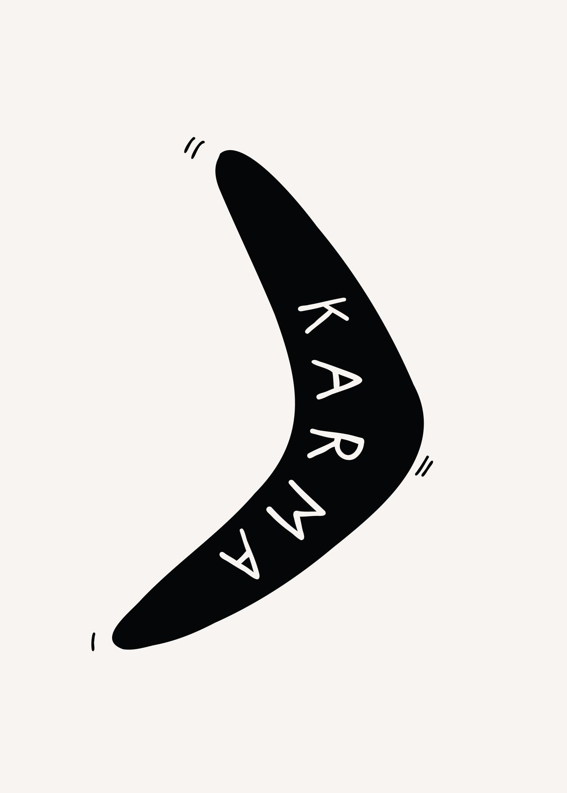 Affiche - Karma Boomerang