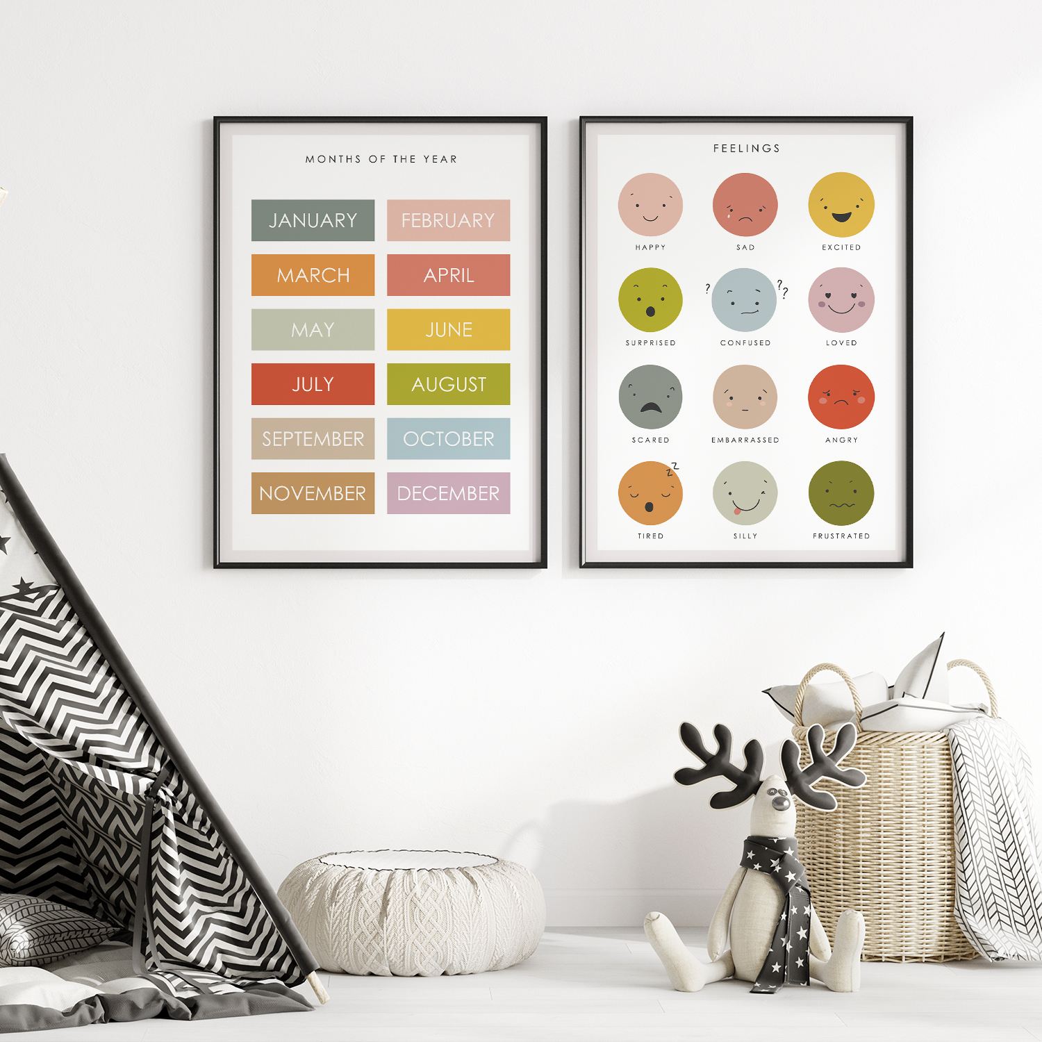 Affiche - Mois et Sentiments / Ensemble de 2