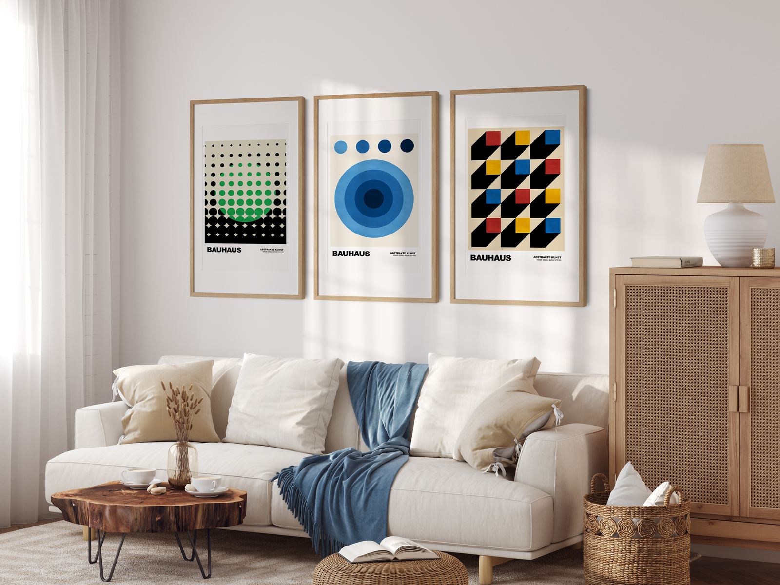 Affiche - Art Bauhaus Ensemble de 3