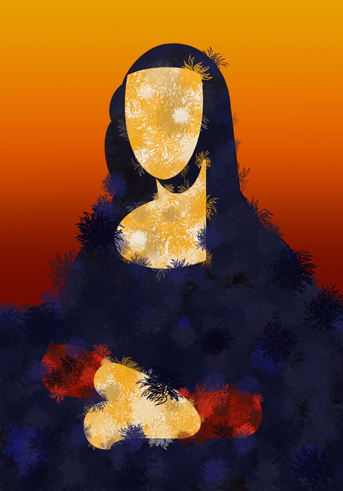 Affiche - Mona Lisa Abstraite