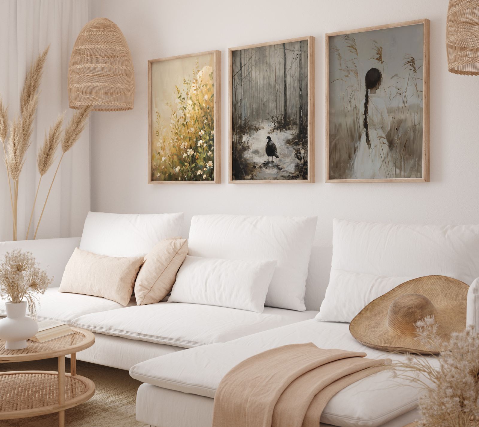 Affiche - Nature et Solitude / Ensemble de 3