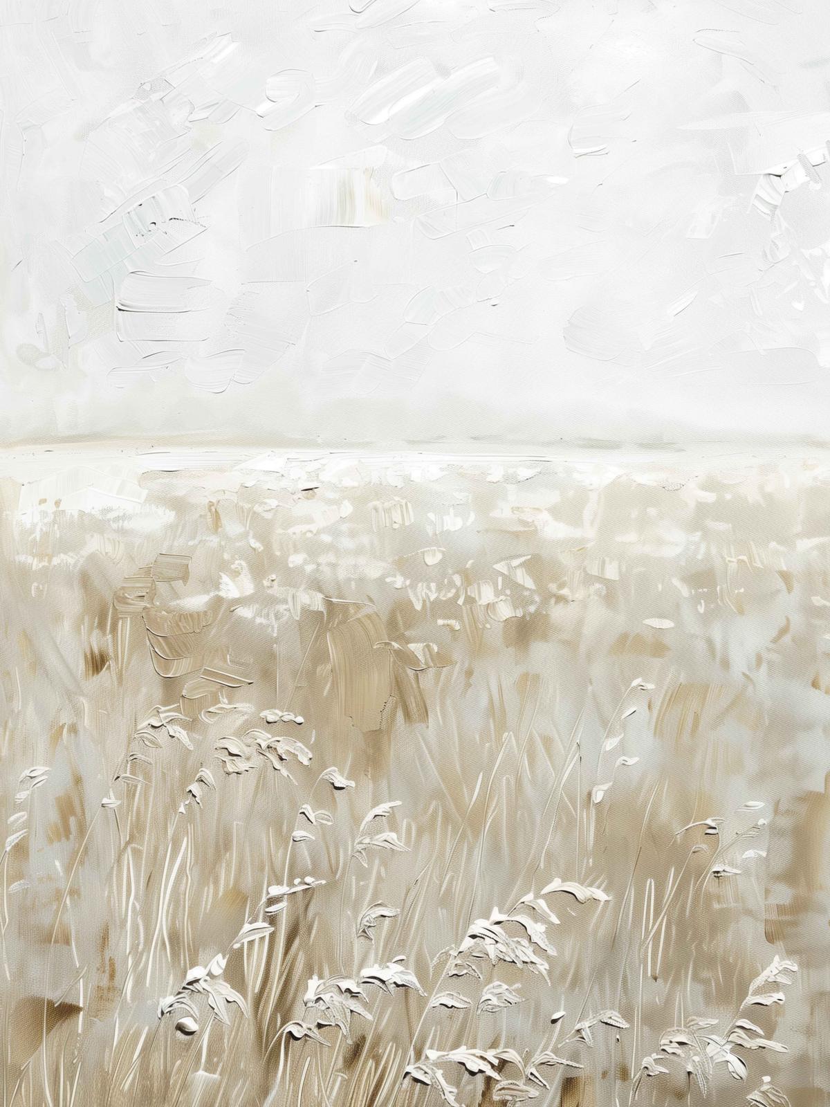 Affiche - Champ de Blé Abstrait