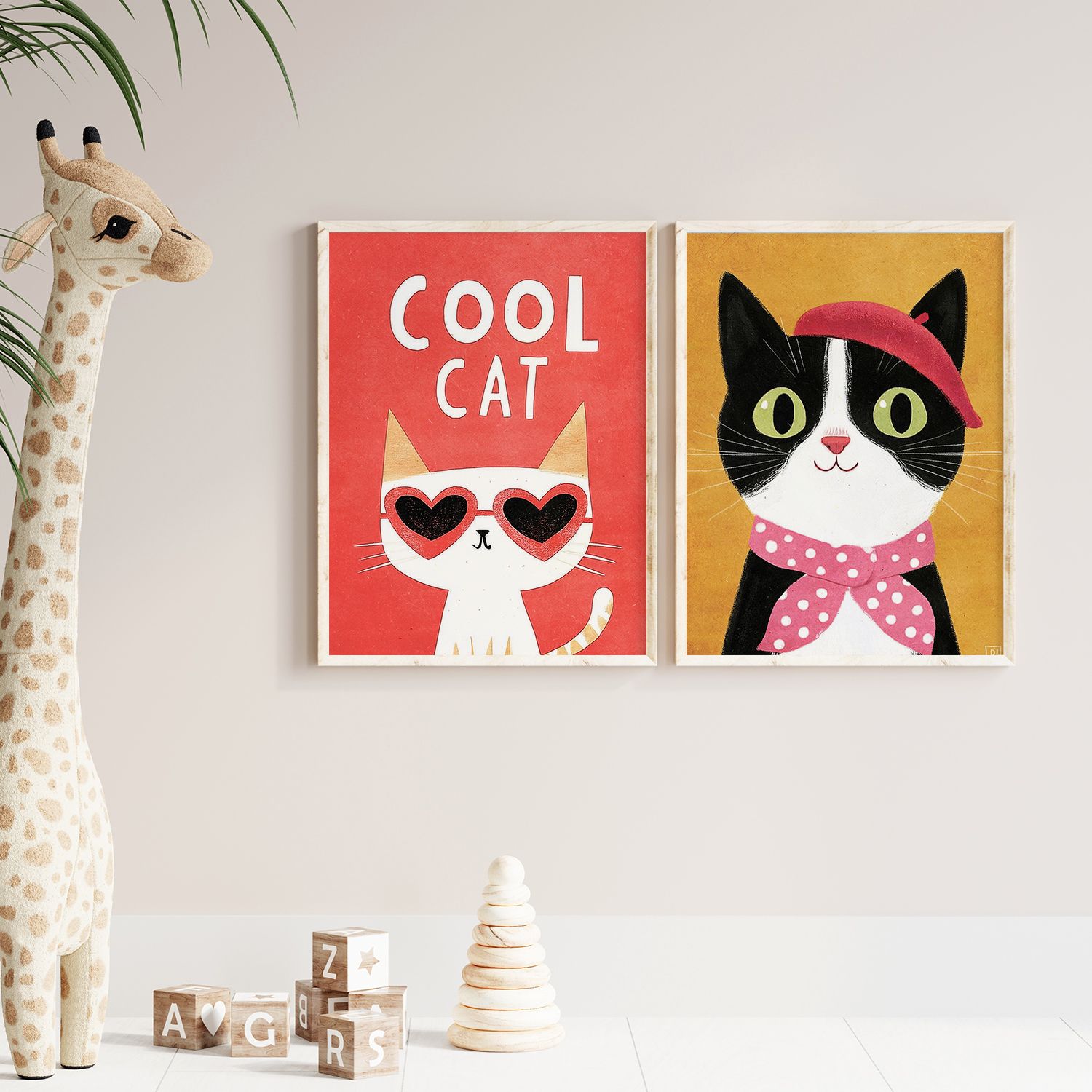 Affiche - Chats Cool / Ensemble de 2