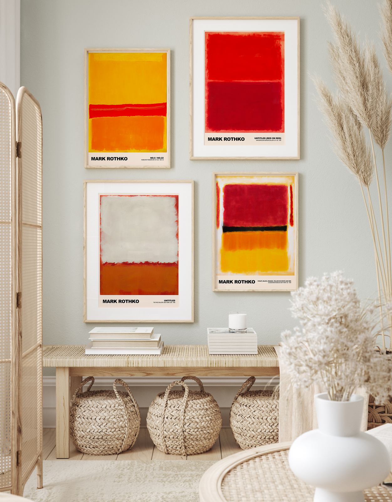 Affiche - Collection Mark Rothko / Ensemble de 5