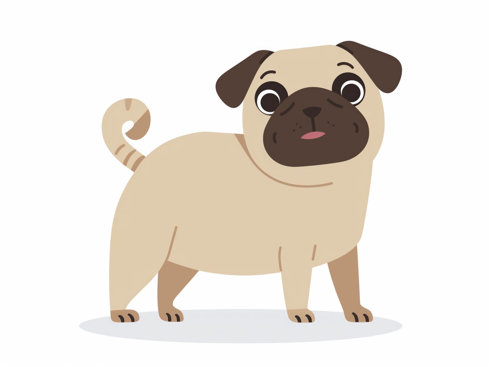 Poster - Art Mignon Pug