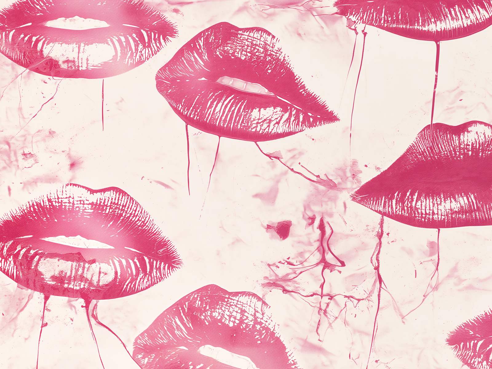 Affiche - Lèvres de Baiser