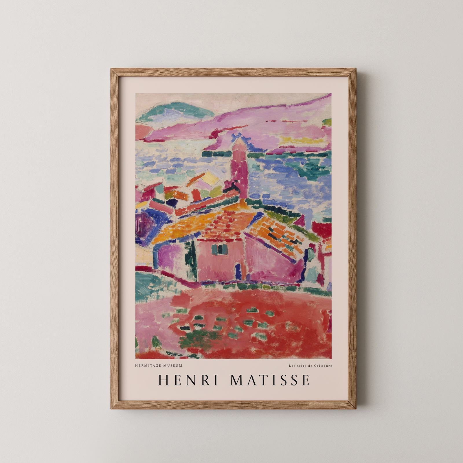 Poster - Les Toits de Collioure par Henri Matisse