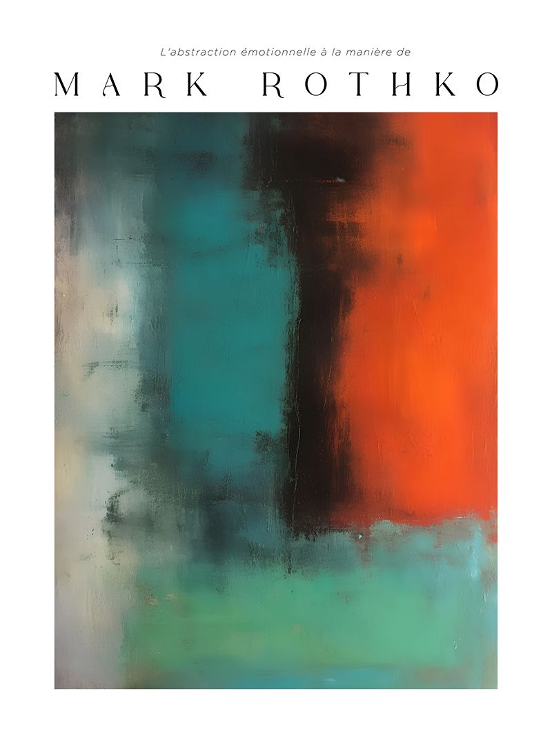 Affiche - Oeuvre de Mark Rothko