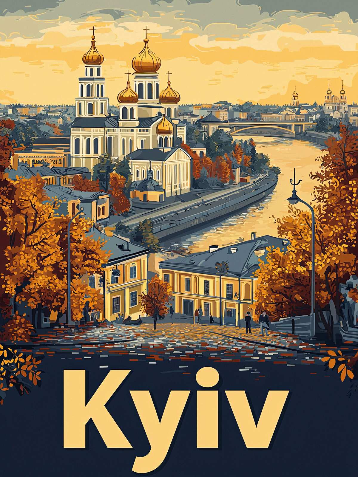 Affiche - Vue de Kiev