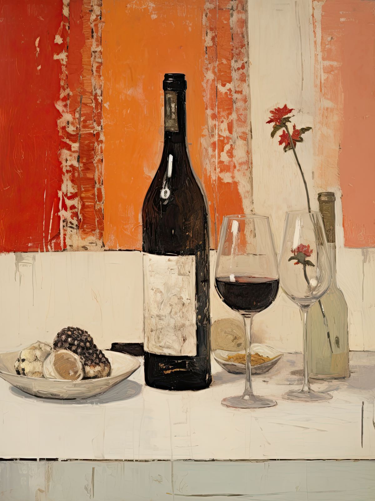 Affiche - Vin et Verres