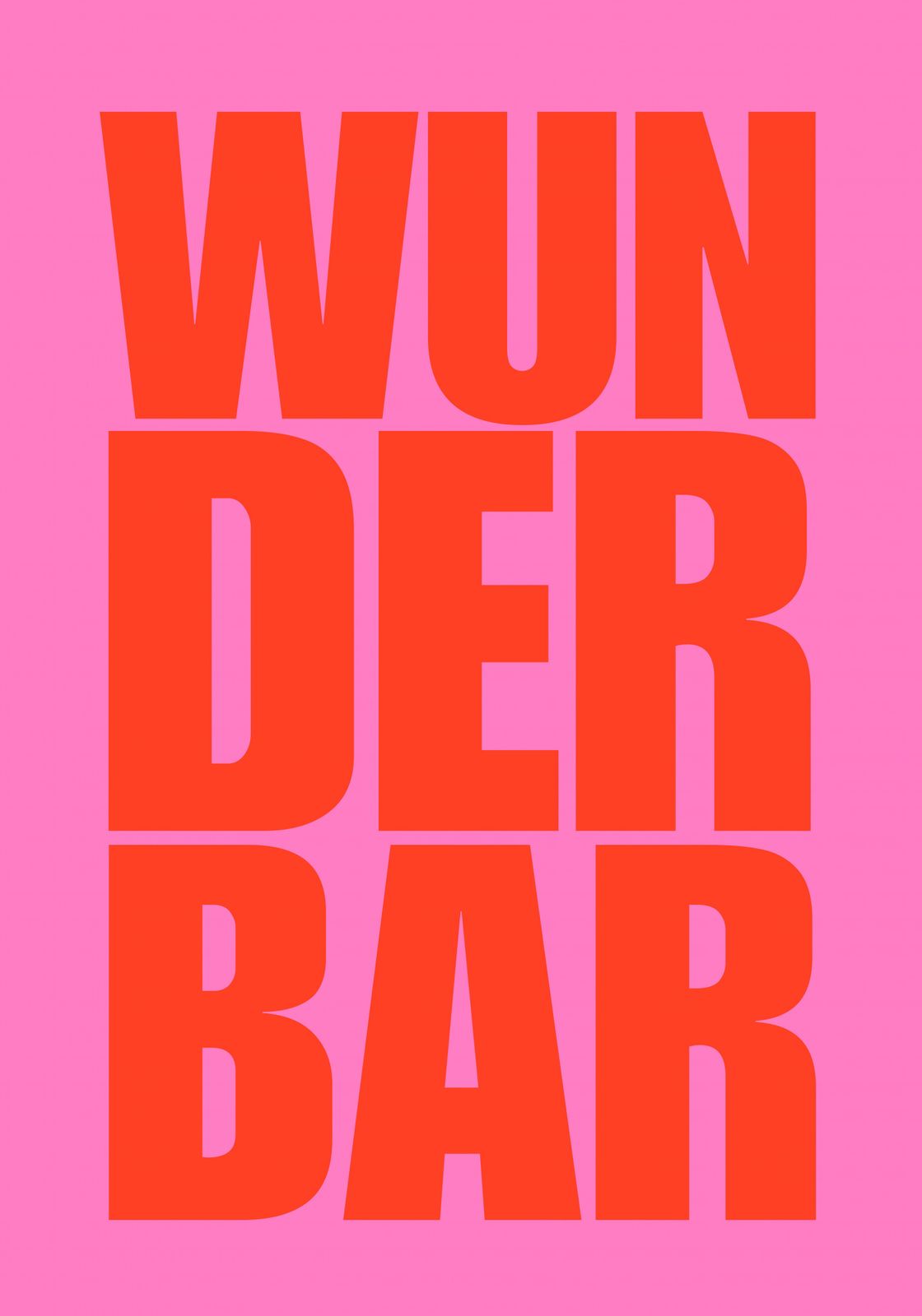 Affiche - Wunderbar