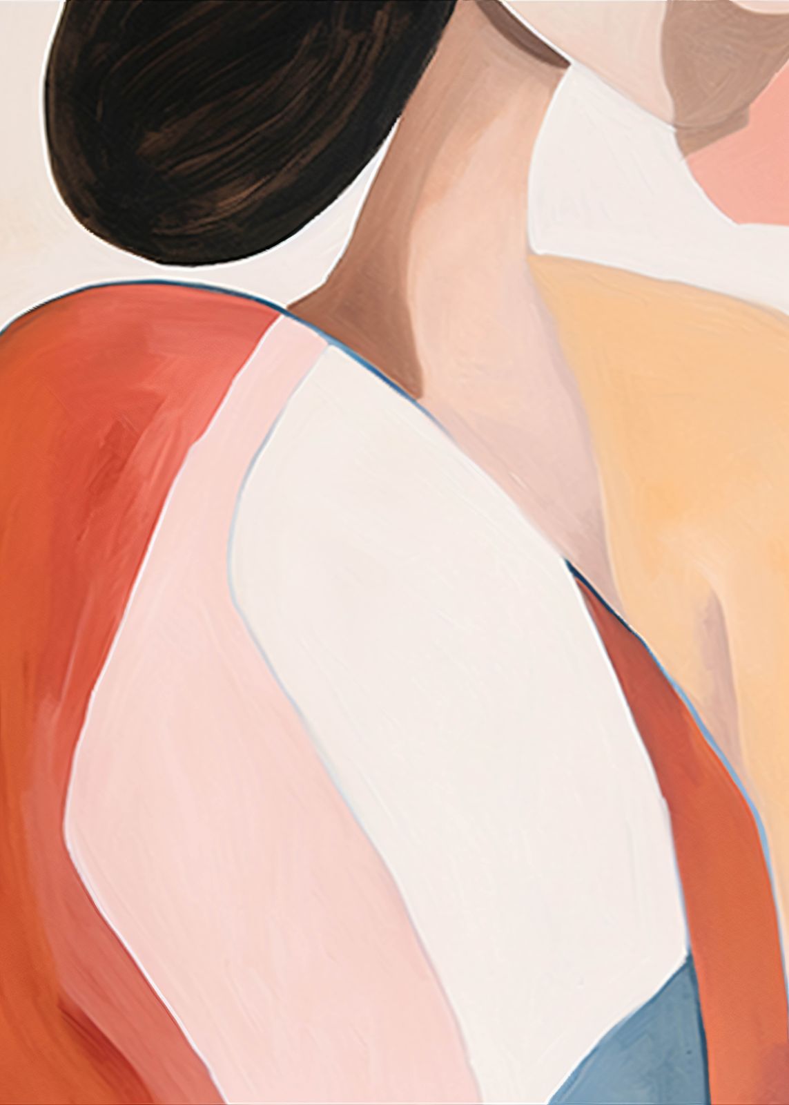 Affiche - Femme Abstraite