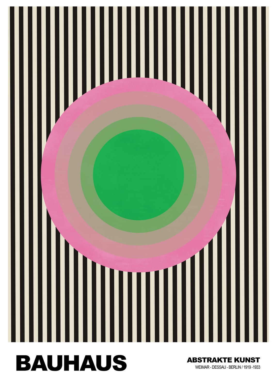 Affiche - Art Abstrait Bauhaus