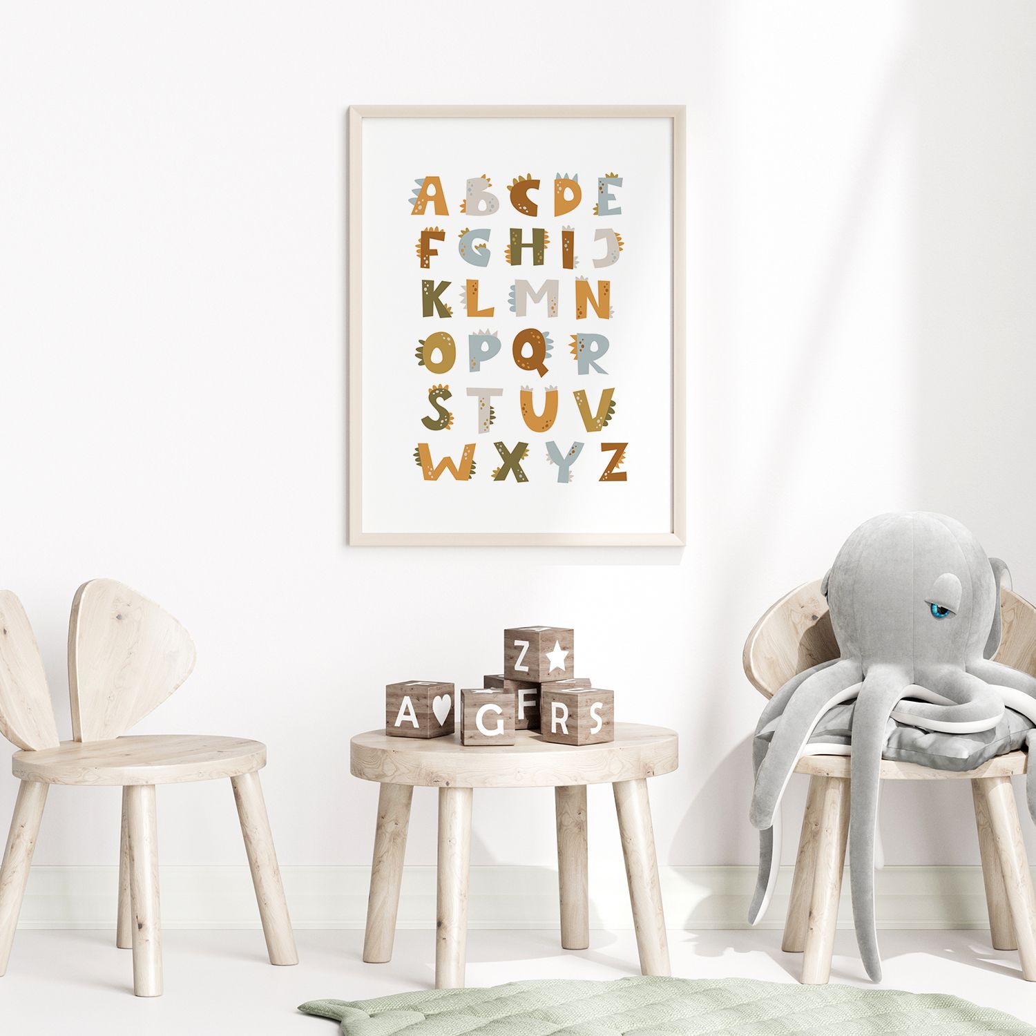 Poster - Alphabet Dinosaure