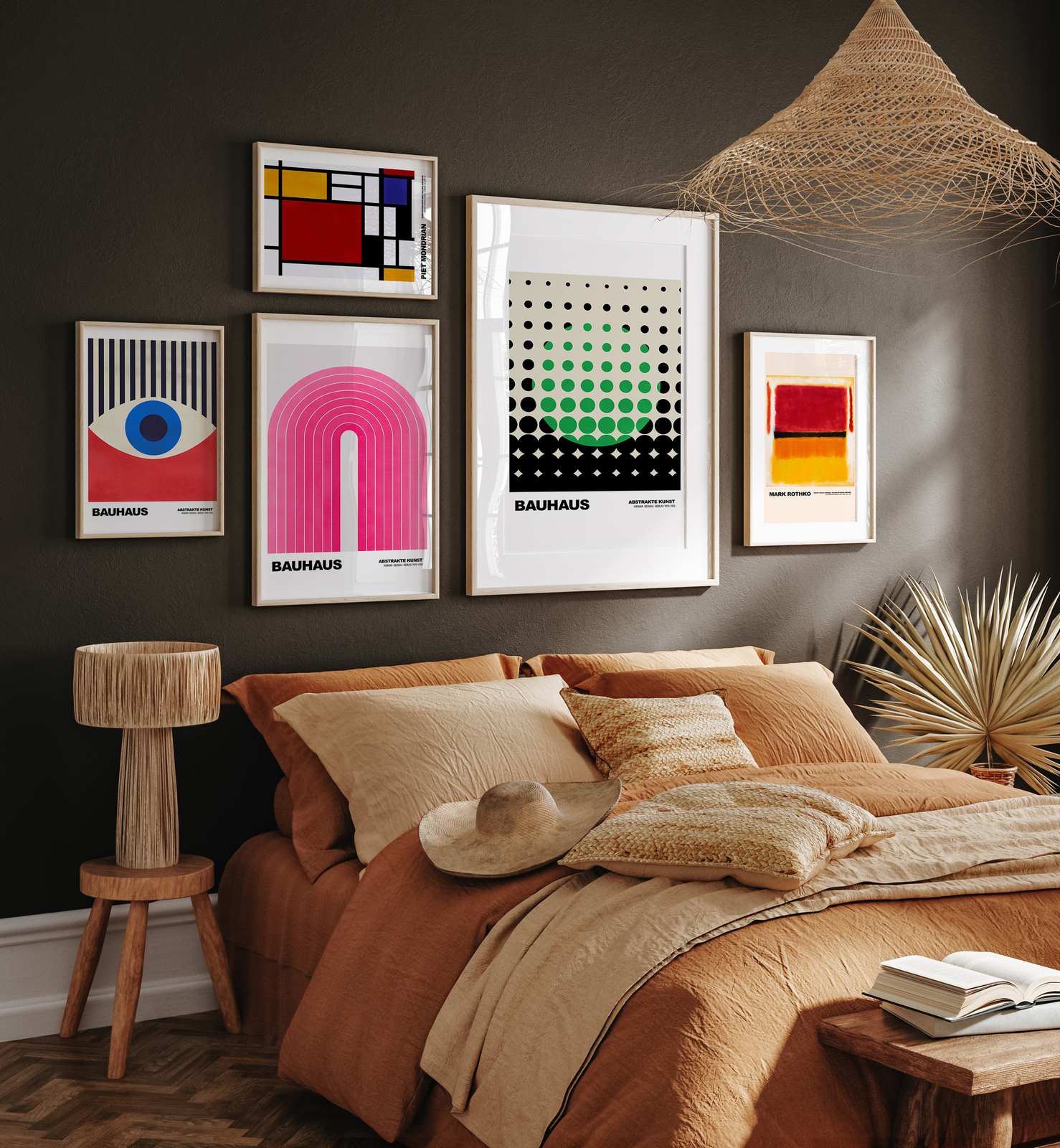 Poster - Bauhaus Art Abstrait / Set de 5