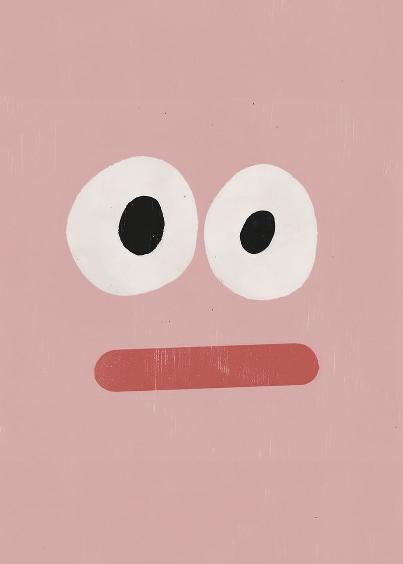 Affiche - Visage Rose