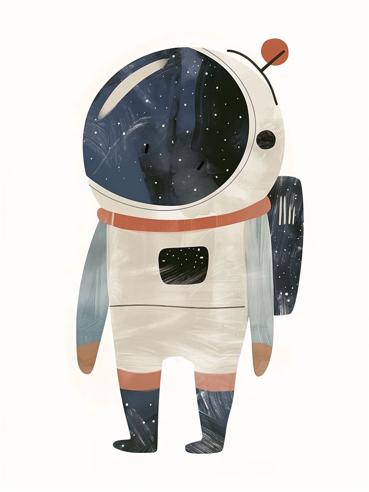 Affiche - Astronaute Mignon
